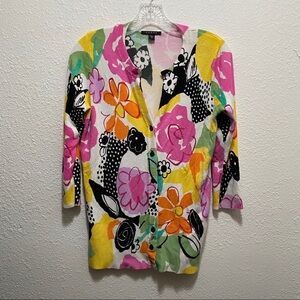 Cyrus Spring Cardigan 3/4 Sleeves Size Large